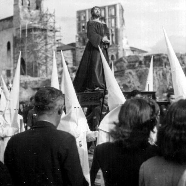 [1941] - Procesión de Semana Santa en Santander