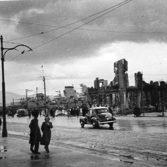 Ruinas del último tramo de la avenida de Alfonso XIII
