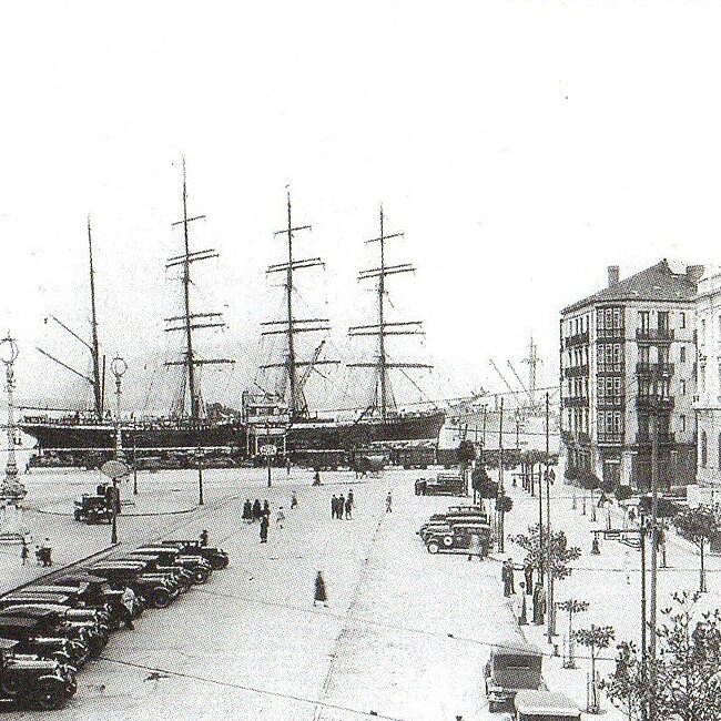 [1935] - Avenida de Alfonso XXI desde la aduana