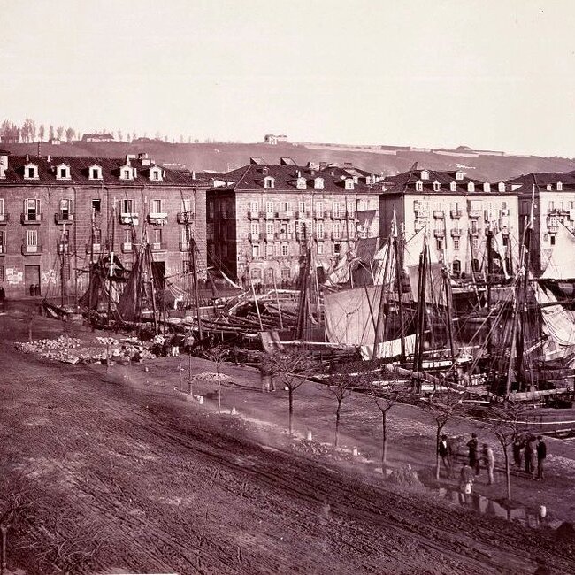 [c.1867] - Futura avenida de Alfonso XXI desde el suroeste