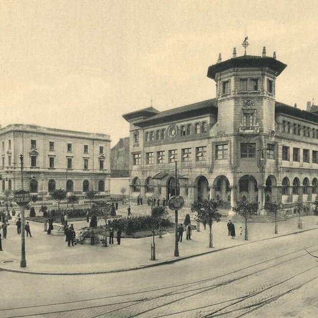 [c.1935] - Avenida de Alfonso XXI desde la aduana