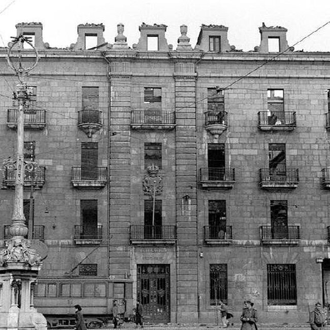 [1941] - Ruinas de la aduana en la Avenida de Alfonso XIII