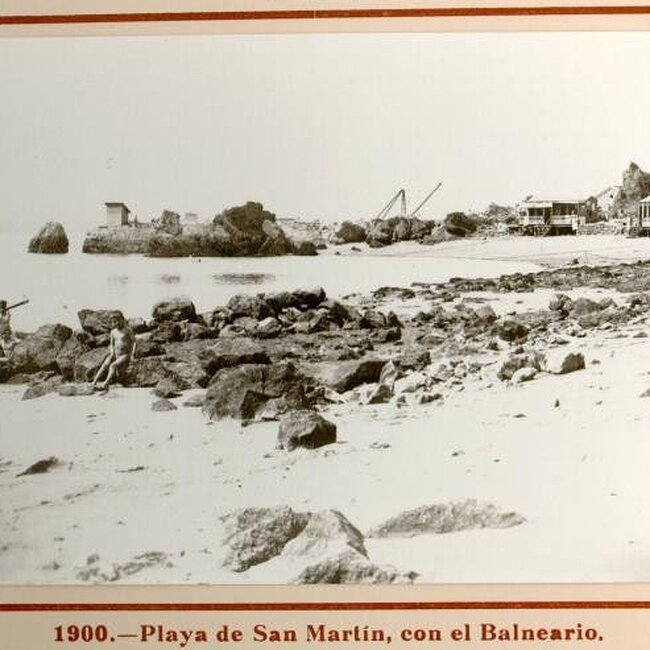 [1900] - Paseo y muelle de San Martín (Santander)