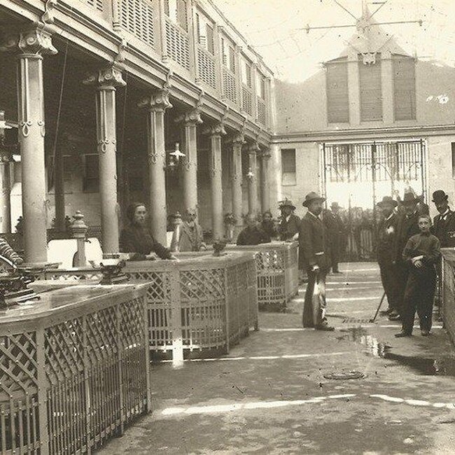 [1936] - Interior del mercado de Atarazanas de Santander