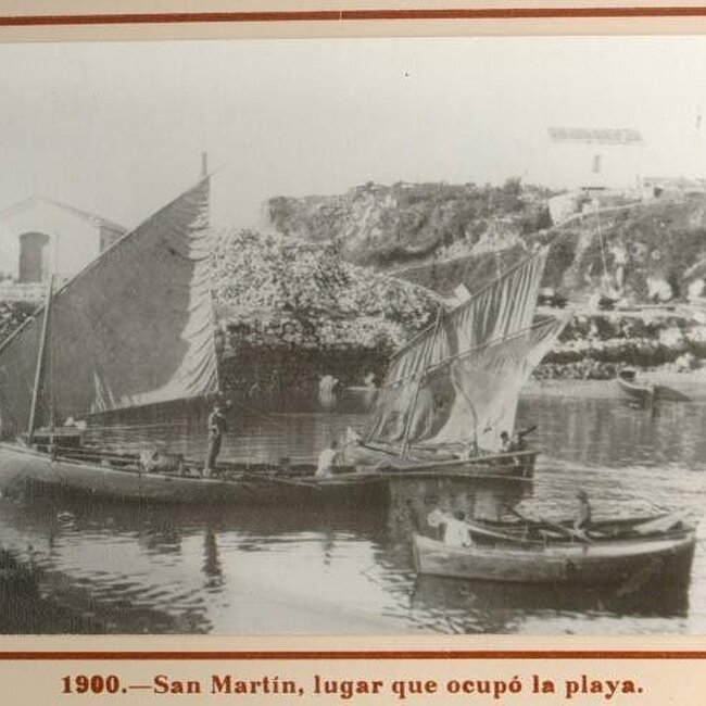[1900] - Paseo y muelle de San Martín (Santander)