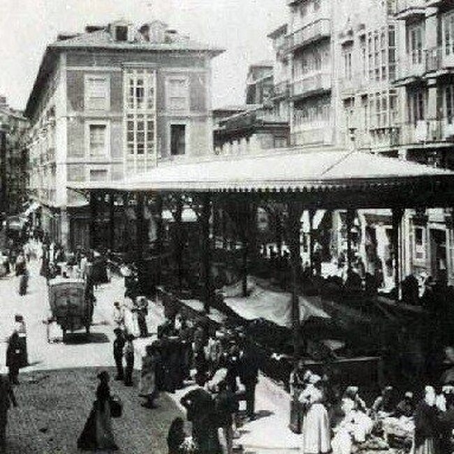[1887] - Calle de Atarazanas desde el puente