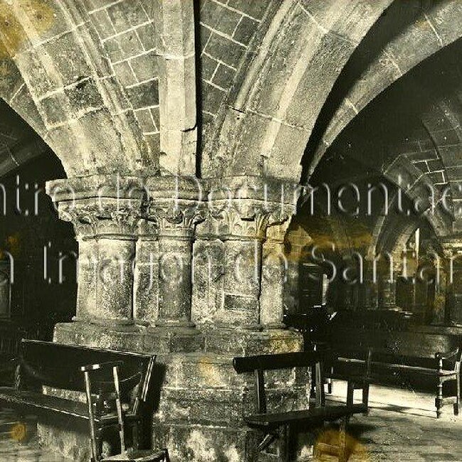 [1910] - Interior de la Iglesia del Cristo situada en la calle de los Azogues