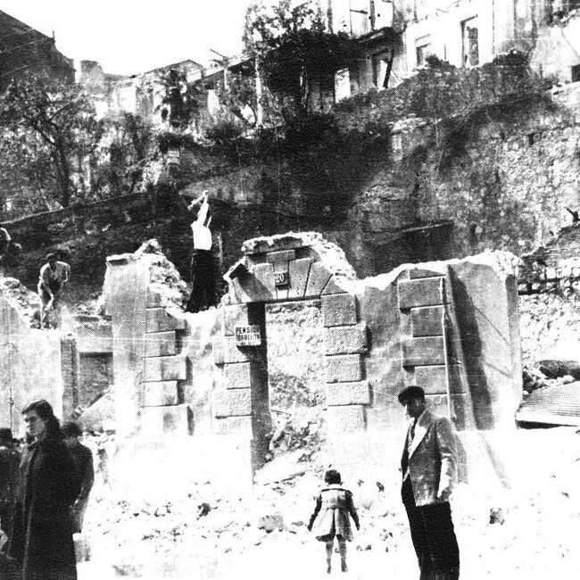 Ruinas del número 20 de la calle Cádiz