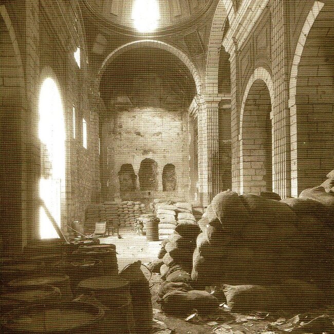 [1937] - Interior de la Iglesia de la Compañía