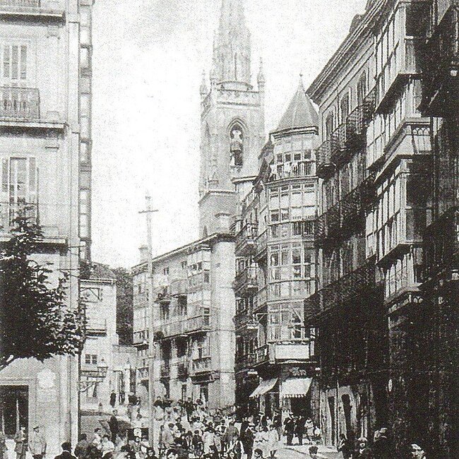 Calle San José vista desde el sur