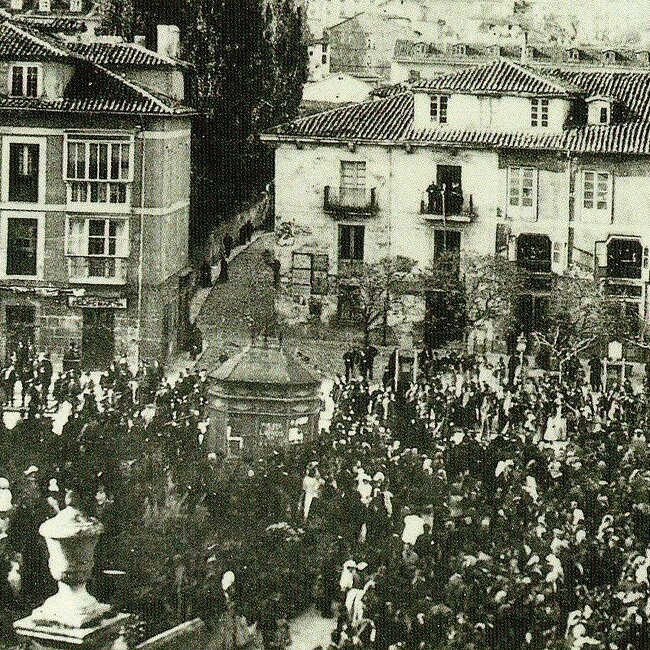 [1885] - Plaza de Pi y Margall desde el sur