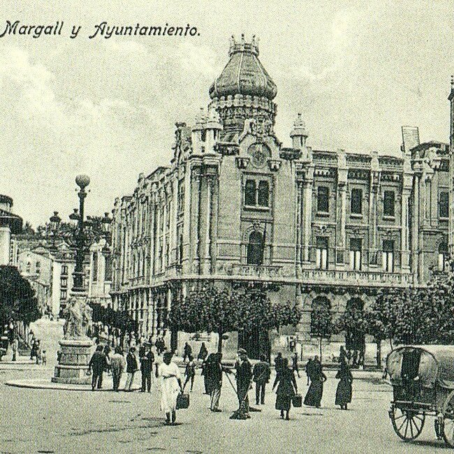 [1918]- Plaza de Pi y Margall desde el sur