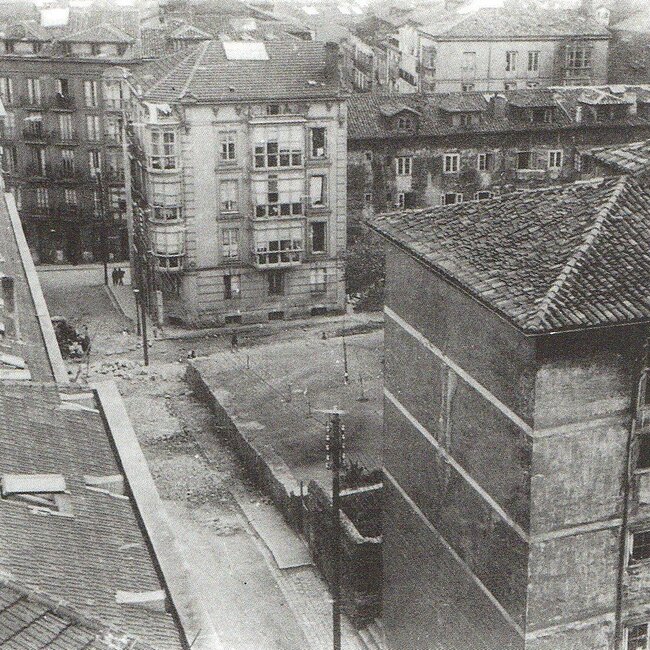 Calle Sevilla desde el norte