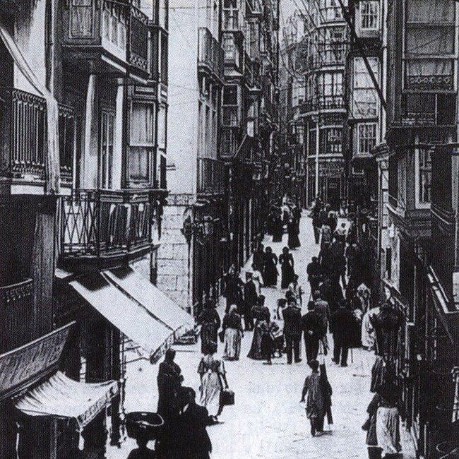 Calle San Francisco desde el oeste