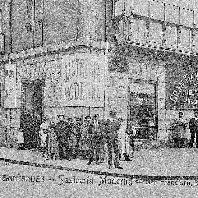 Sastrería Moderna en la calle San Francisco