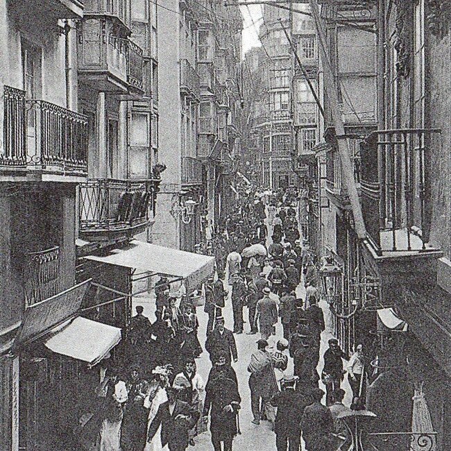 Calle San Francisco desde el oeste