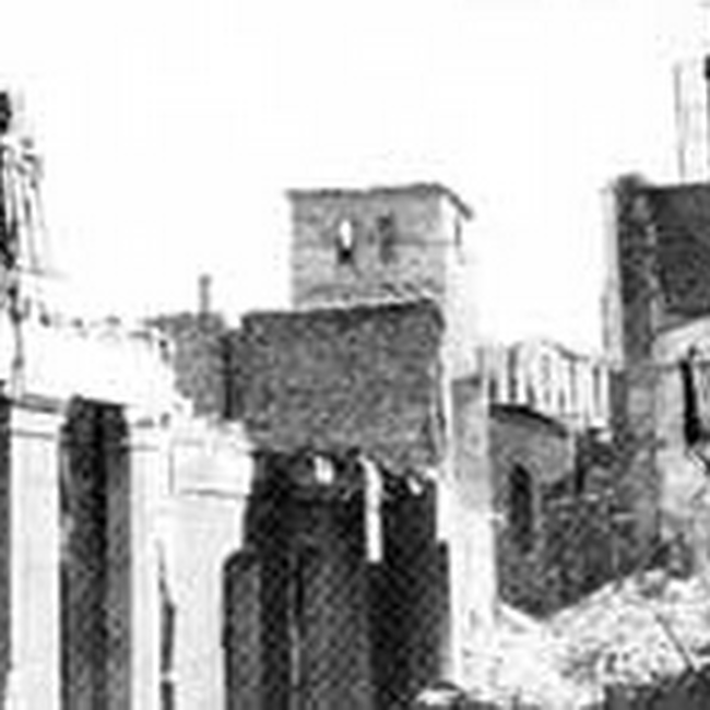 [1941] - Restos de Ruamayor tras el incendio