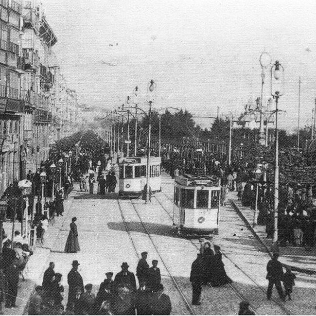 [1908] - Inauguración de los tranvías eléctricos en la Ribera