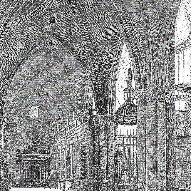 [1888] - Nave sur de la Catedral de Santander