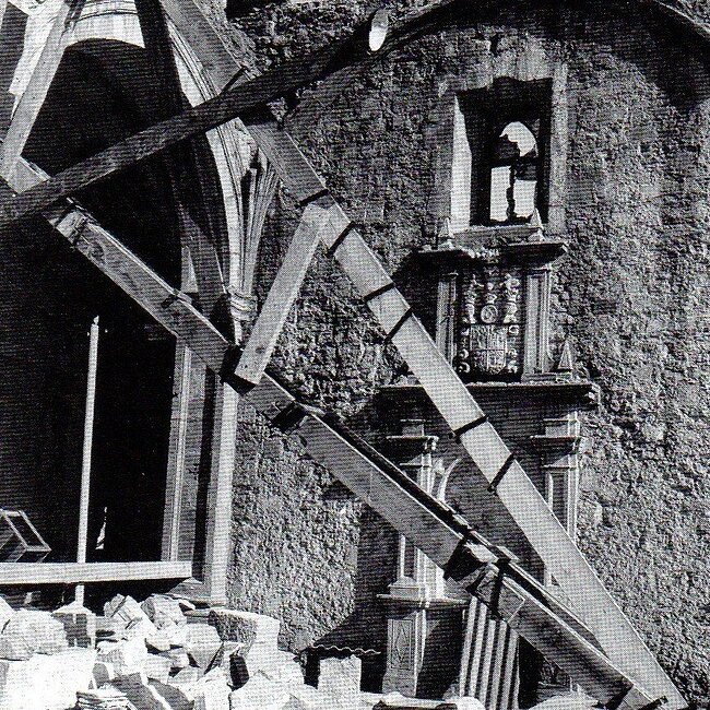 Capilla de Nicolás Javier de Olivares en la Catedral tras el incendio