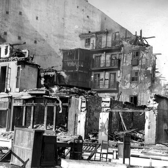 [1941] - Ruinas de la calle Juan de Herrera
