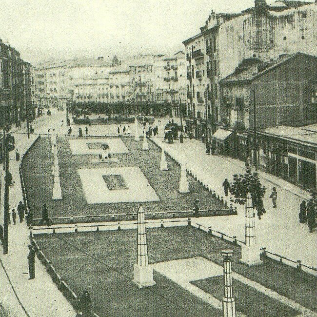 [1939] - Calle de Atarazanas y Juan de Herrera desde el este