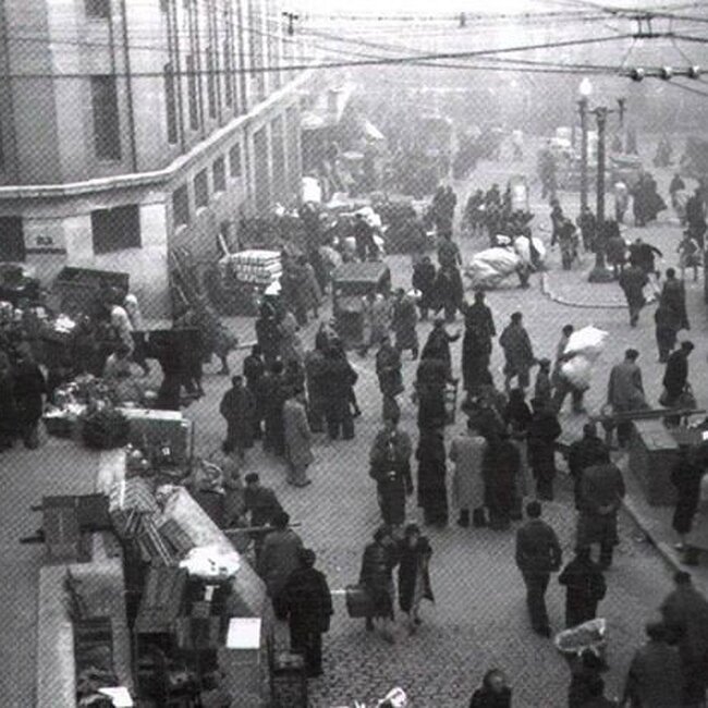 [1941] - Plaza de los Remedios desde la calle del Cubo