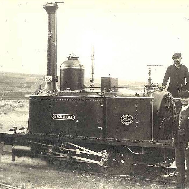 [1900] - Tren de Gandarillas en la La Magdalena