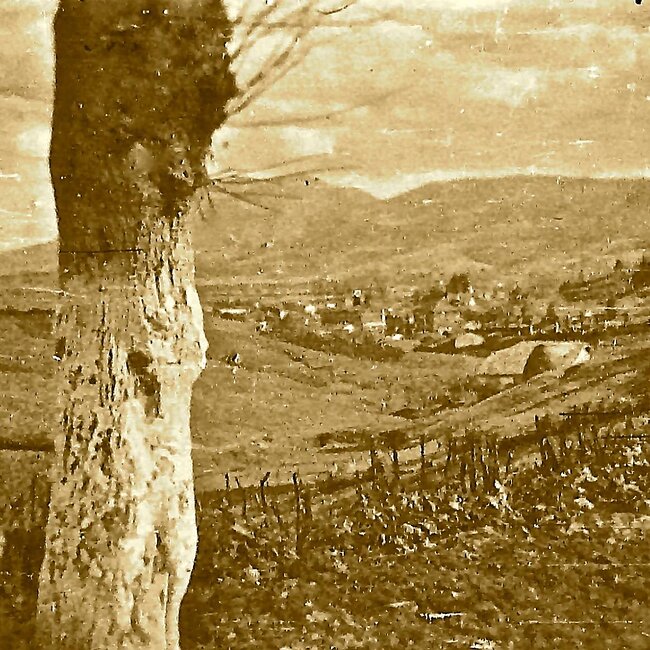 Panorámica desde la carretera de Navas de Cabezón de la Sal