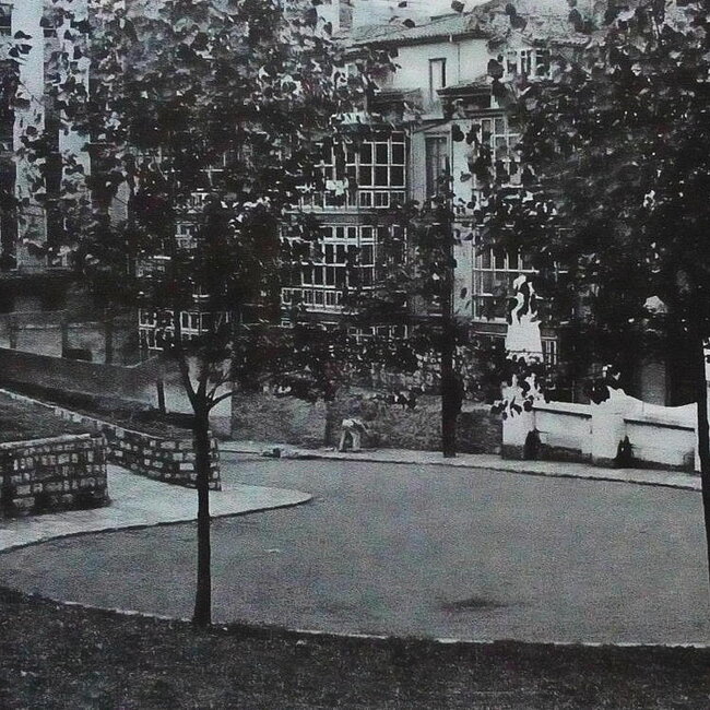 Jardines de chopos (actualmente parque de Juan José Ruano)