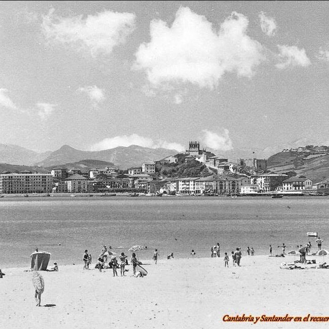 Foto antigua de San Vicente de la Barquera