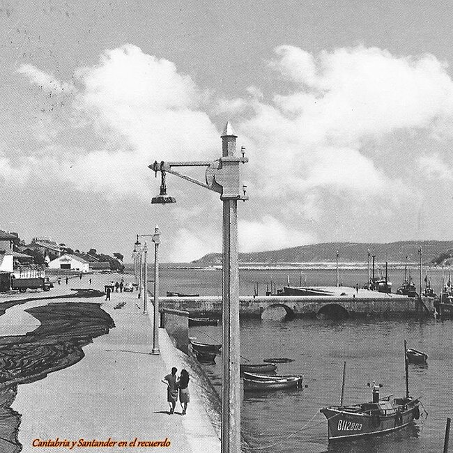 Foto antigua de San Vicente de la Barquera