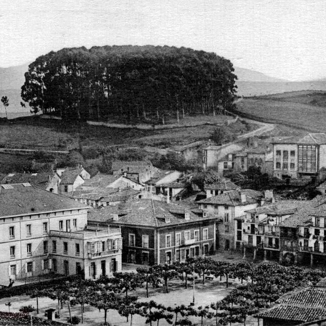 Foto antigua de San Vicente de la Barquera