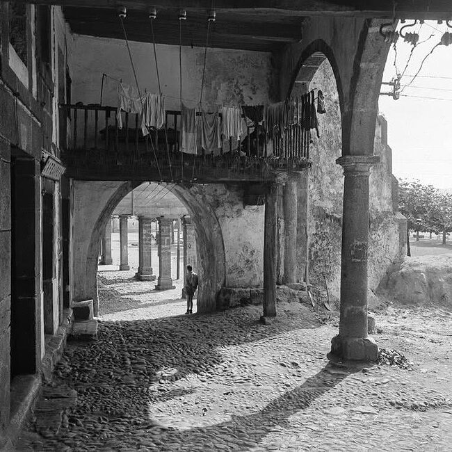 Foto antigua de San Vicente de la Barquera