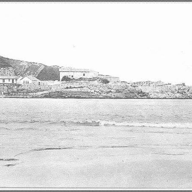 Foto antigua de San Vicente de la Barquera