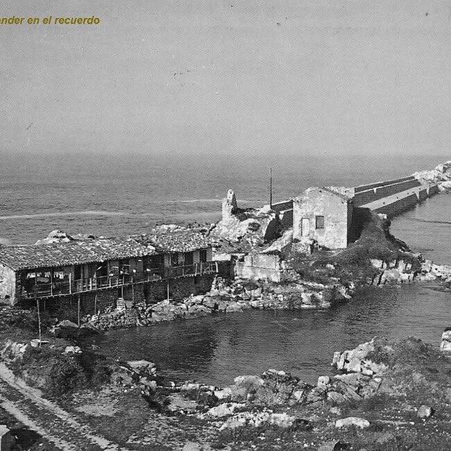 Foto antigua de San Vicente de la Barquera