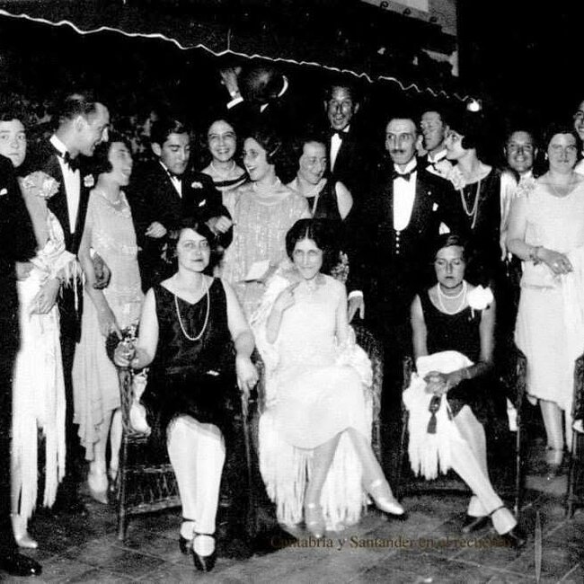 Foto antigua del Real Club de Tenis de la Magdalena