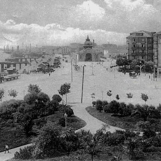Vista panorámica de la Estación de la Costa de Santander