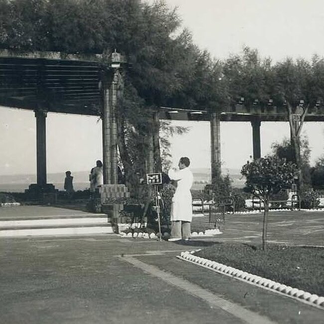 Foto antigua de los fotógrafos minuteros
