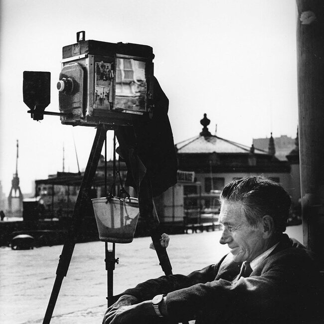 Foto antigua de los fotógrafos minuteros