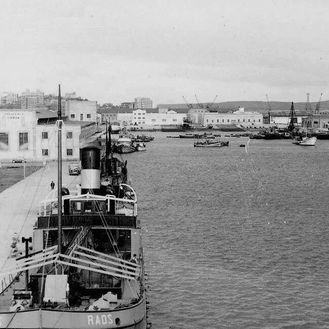 Foto antigua del Barrio Pesquero