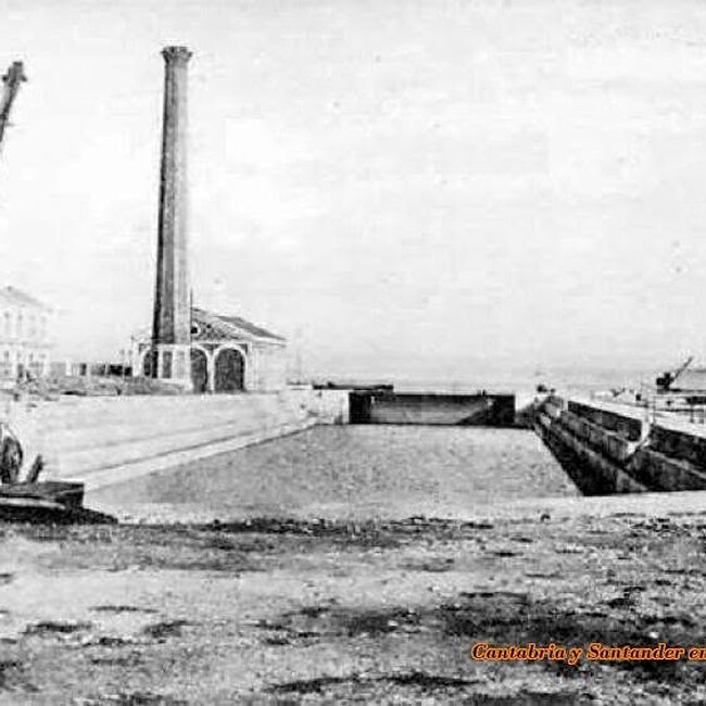Foto antigua del Dique de Gamazo (3).jpg