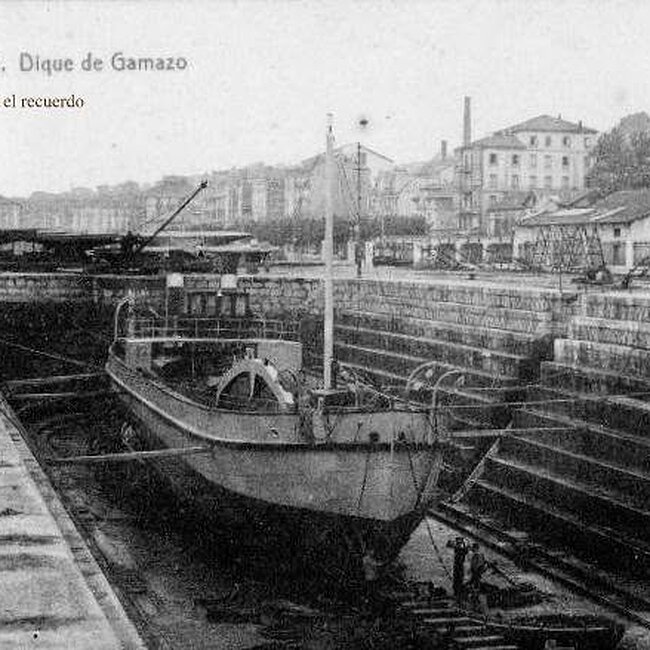Foto antigua del Dique de Gamazo (12).jpg