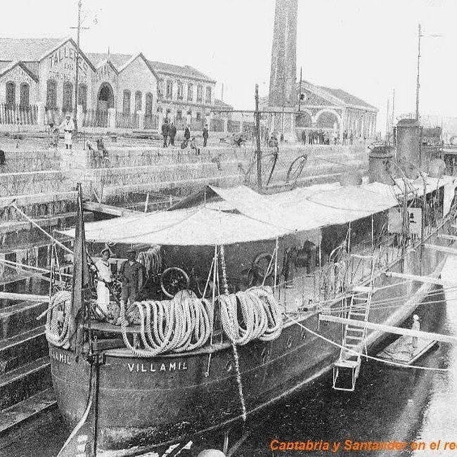 Foto antigua del Dique de Gamazo (32).jpg