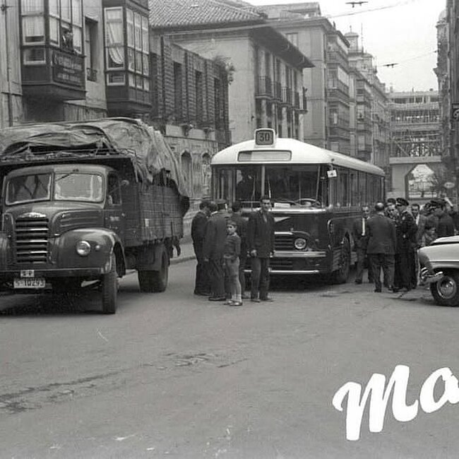 Foto antigua de la calle Calle del Martillo-Marcelino Sanz de Sautuola