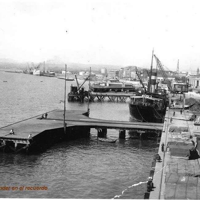 Foto antigua de la calle Calle del Martillo-Marcelino Sanz de Sautuola