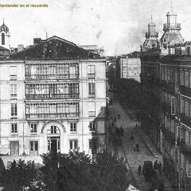 Foto antigua de la calle Calle del Martillo-Marcelino Sanz de Sautuola