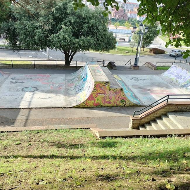 Pista de skate del parque de La Teja