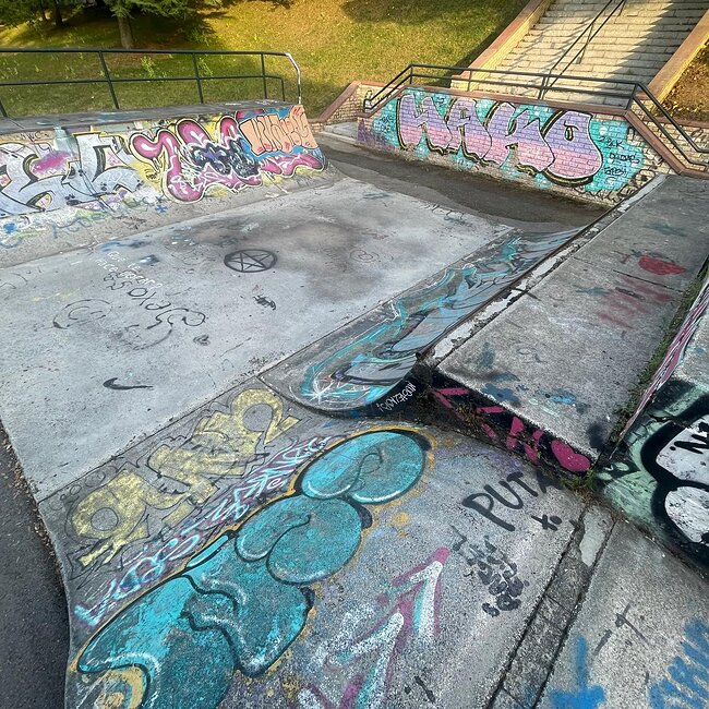 Pista de skate del parque de La Teja