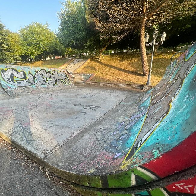 Pista de skate del parque de La Teja